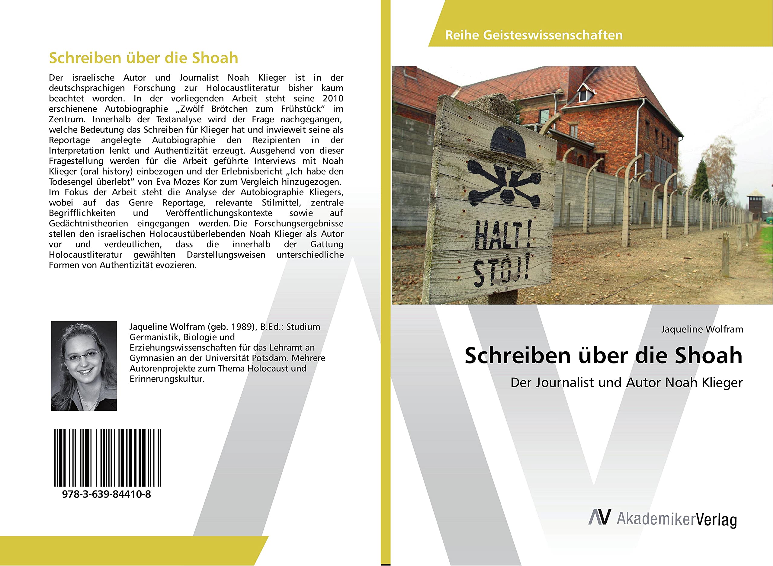 Schreiben über die Shoah: Der Journalist und Autor Noah Klieger Books