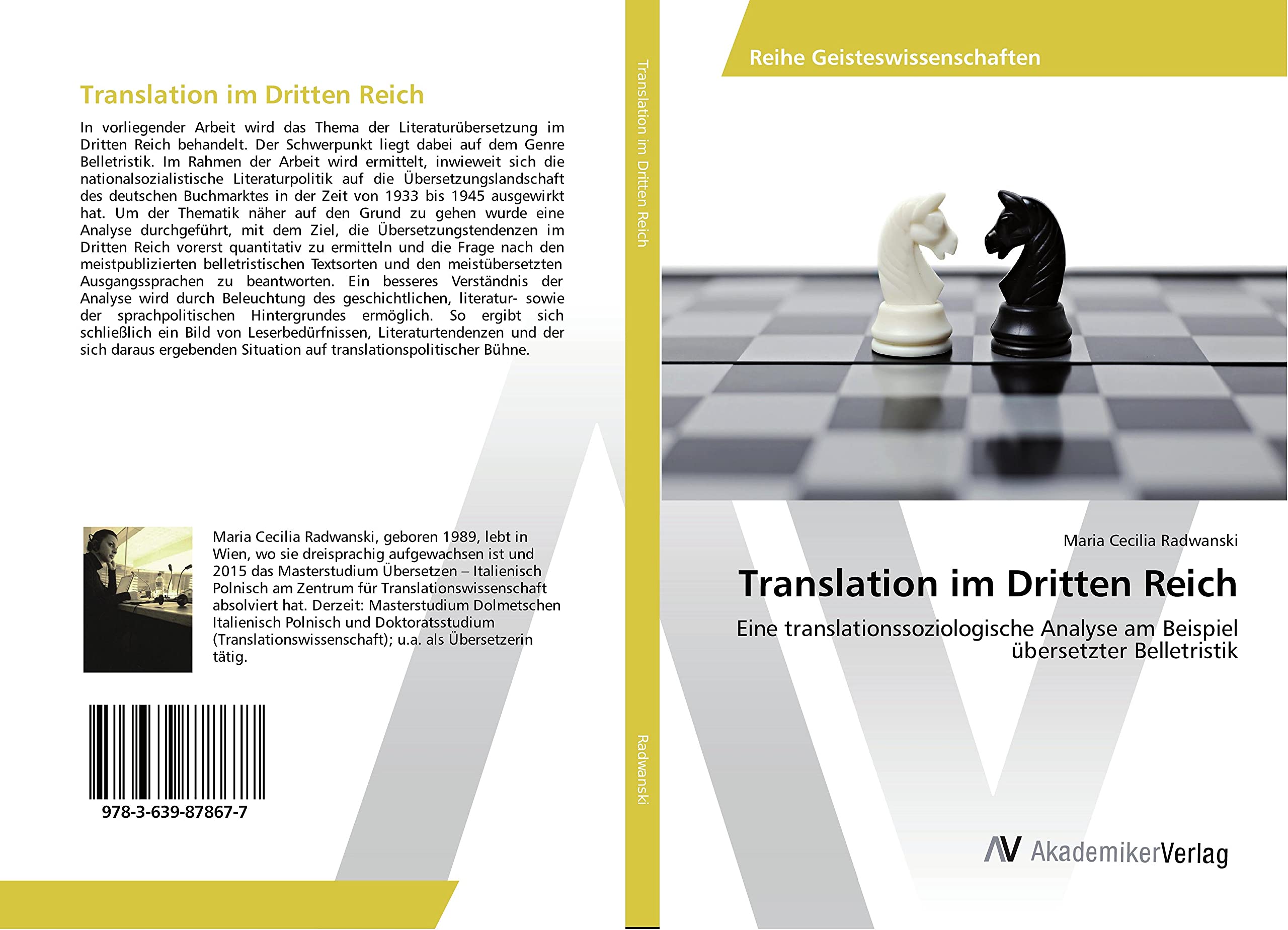 Translation im Dritten Reich: Eine translationssoziologische Analyse am Beispiel übersetzter Belletristik German history