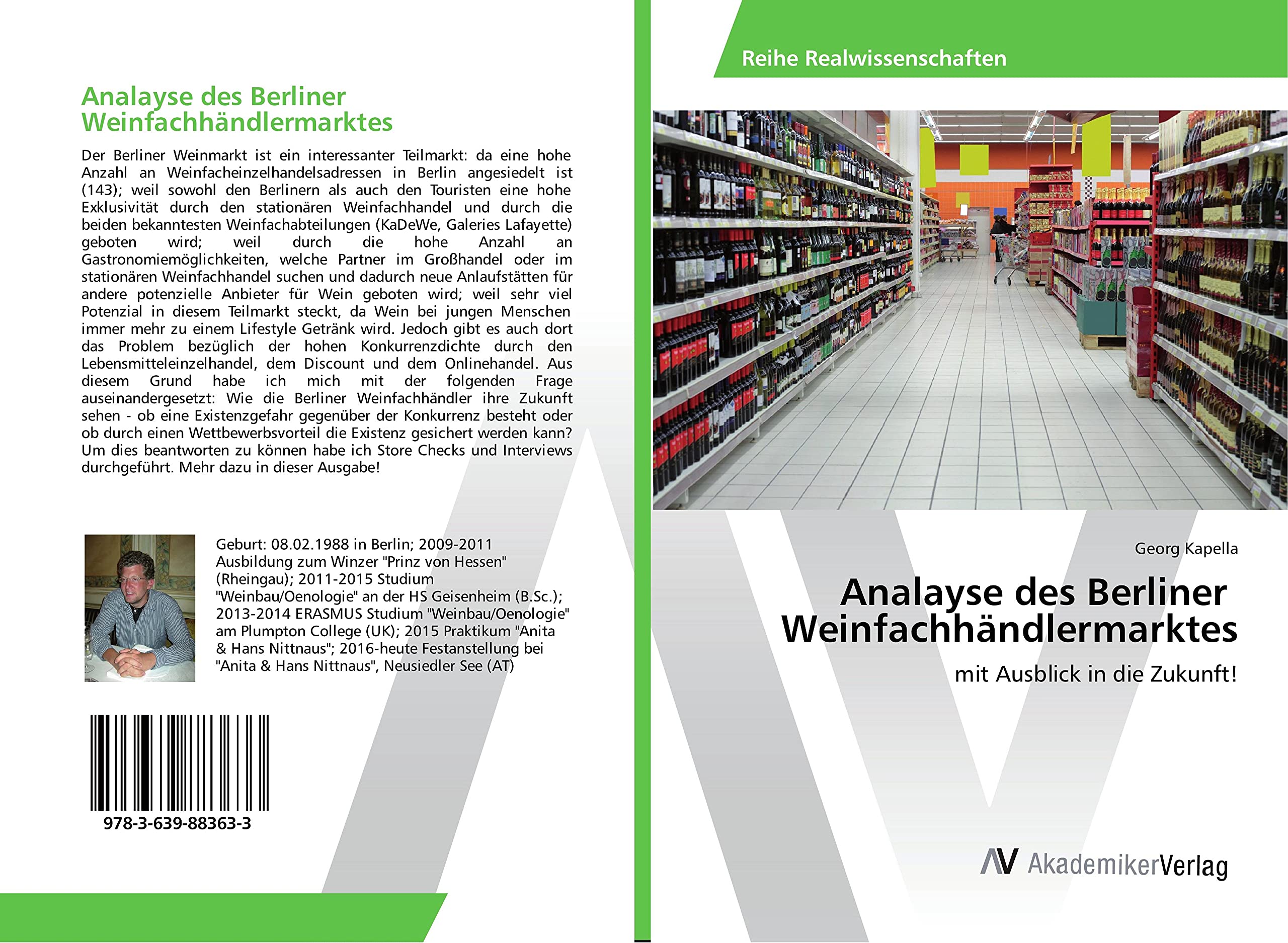 Analayse des Berliner Weinfachhändlermarktes: mit Ausblick in die Zukunft! Law