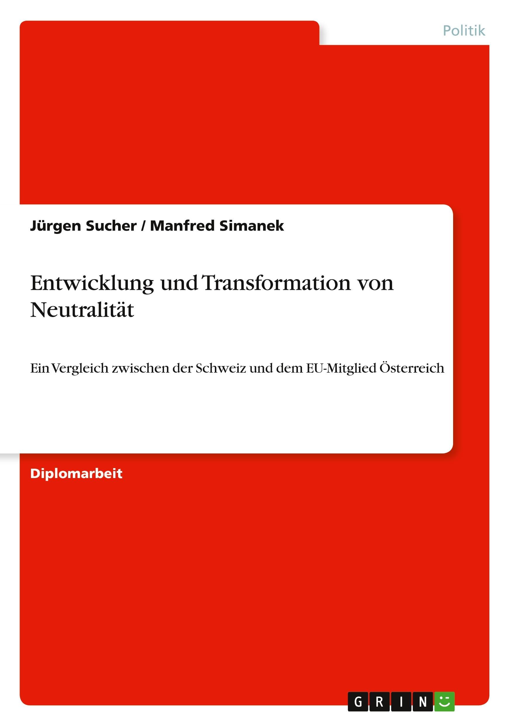Entwicklung und Transformation von Neutralität Law
