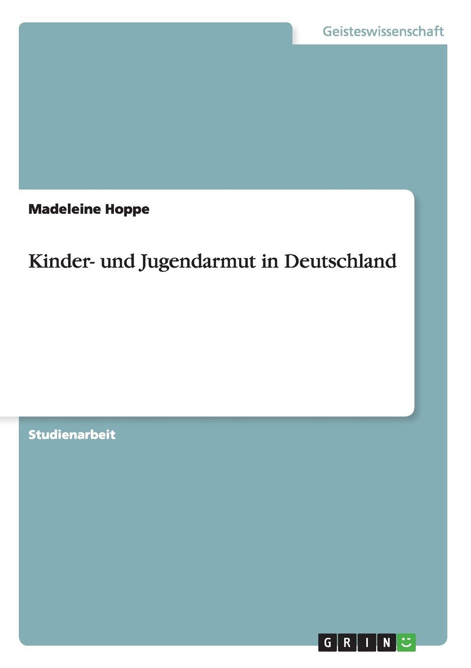 Kinder- und Jugendarmut in Deutschland Education & Training
