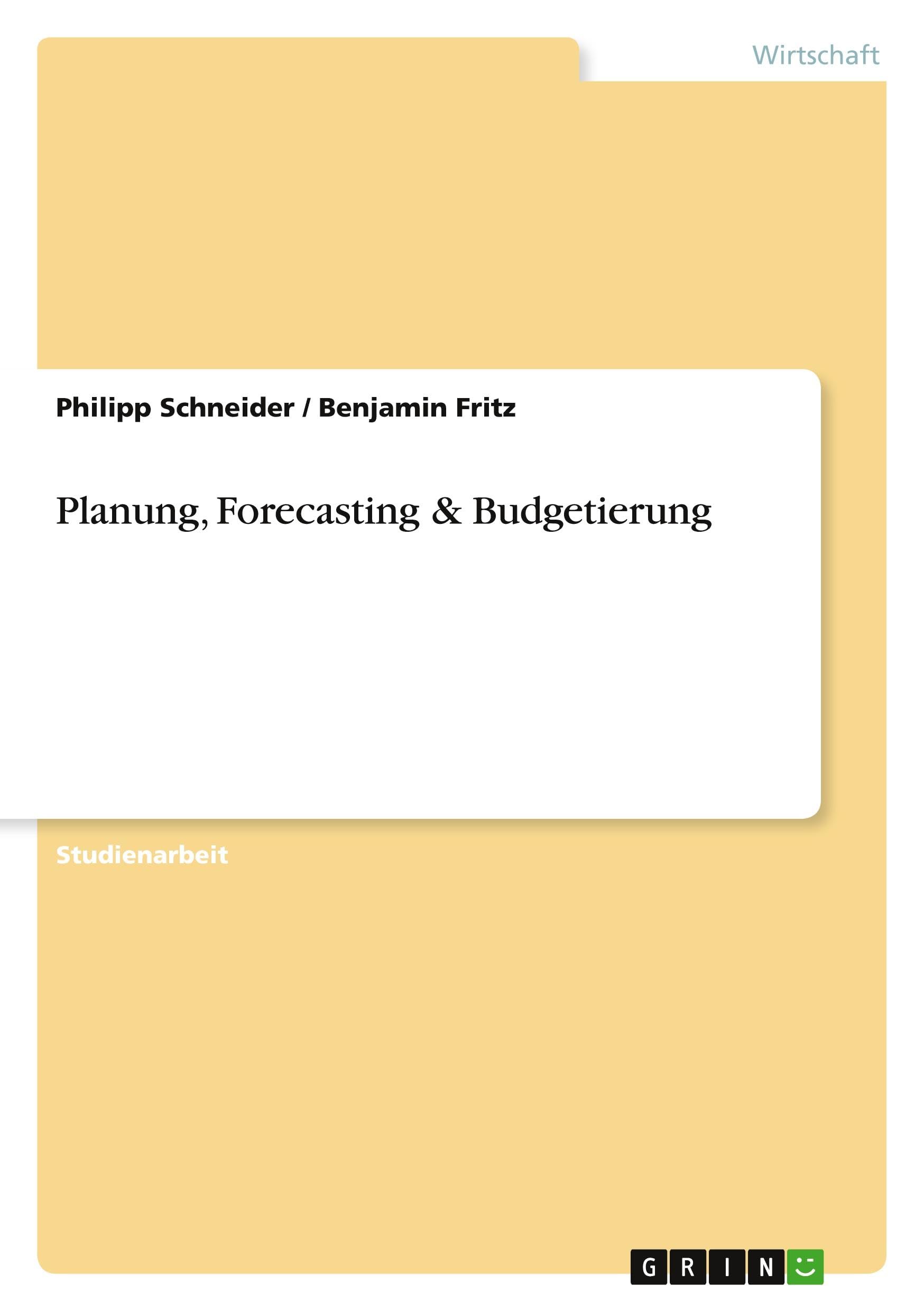 Planung, Forecasting & Budgetierung Law
