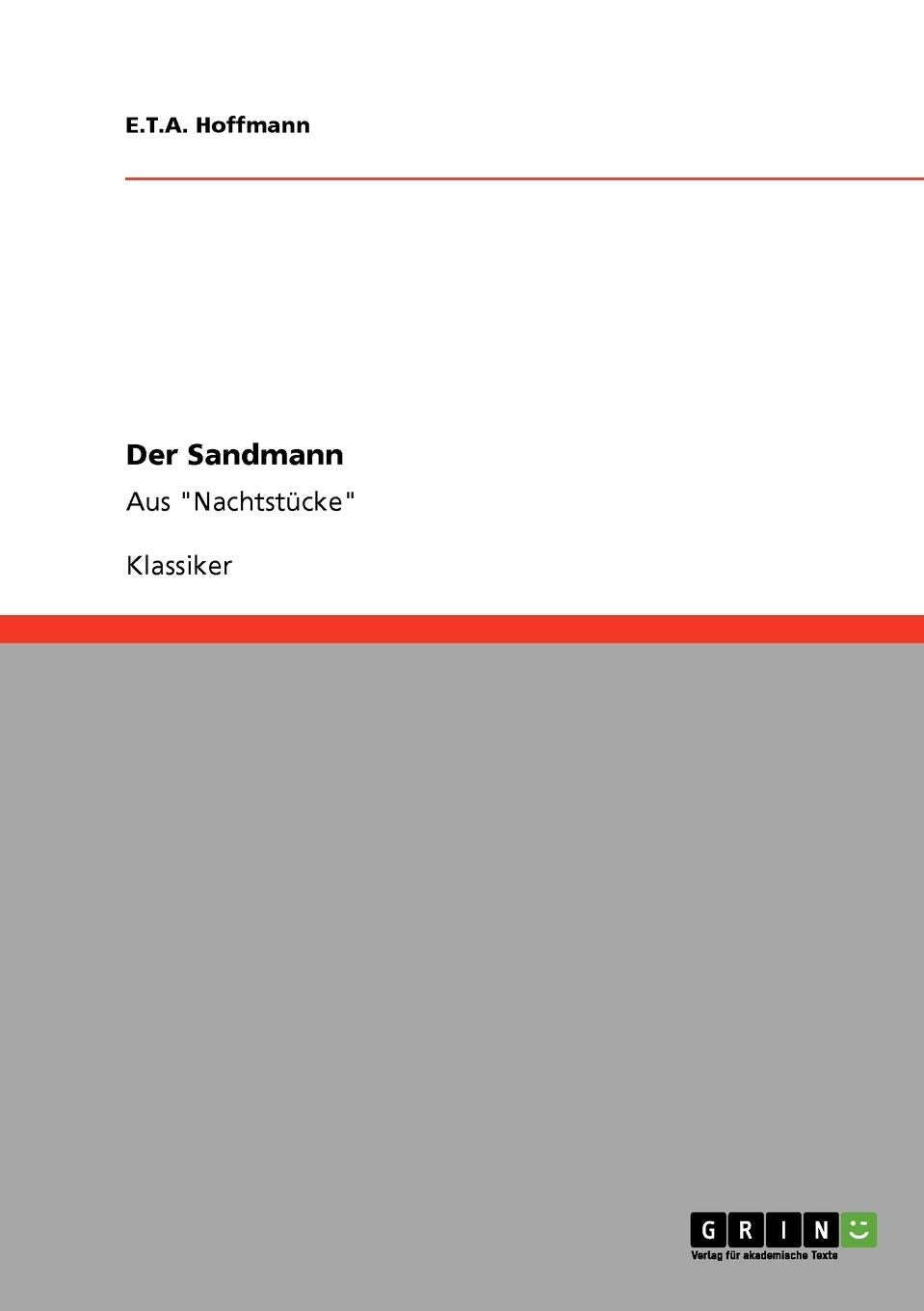 Product Image: Der Sandmann: Aus "Nachtstücke"