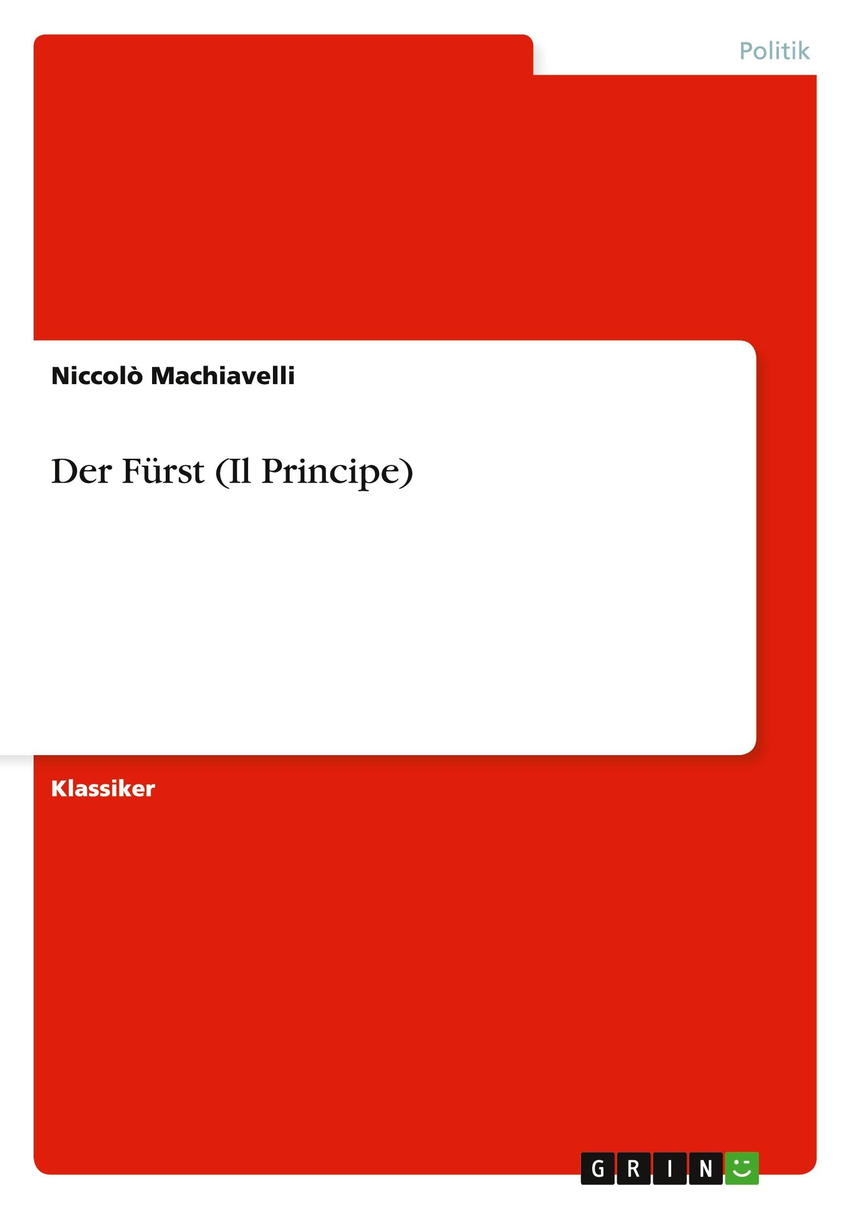 Der Fürst (Il Principe) Law