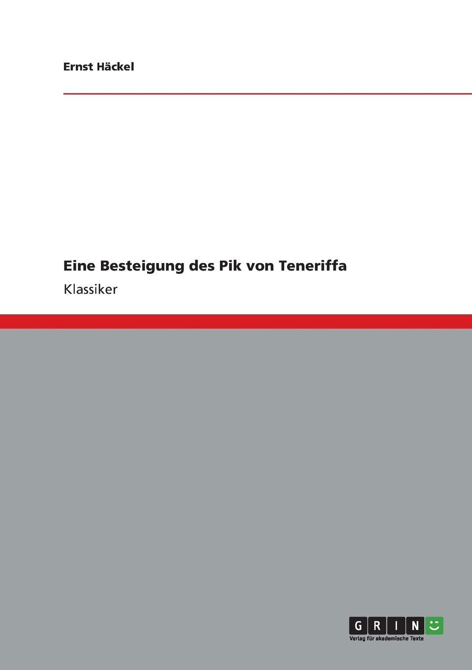 Eine Besteigung des Pik von Teneriffa Social Sciences