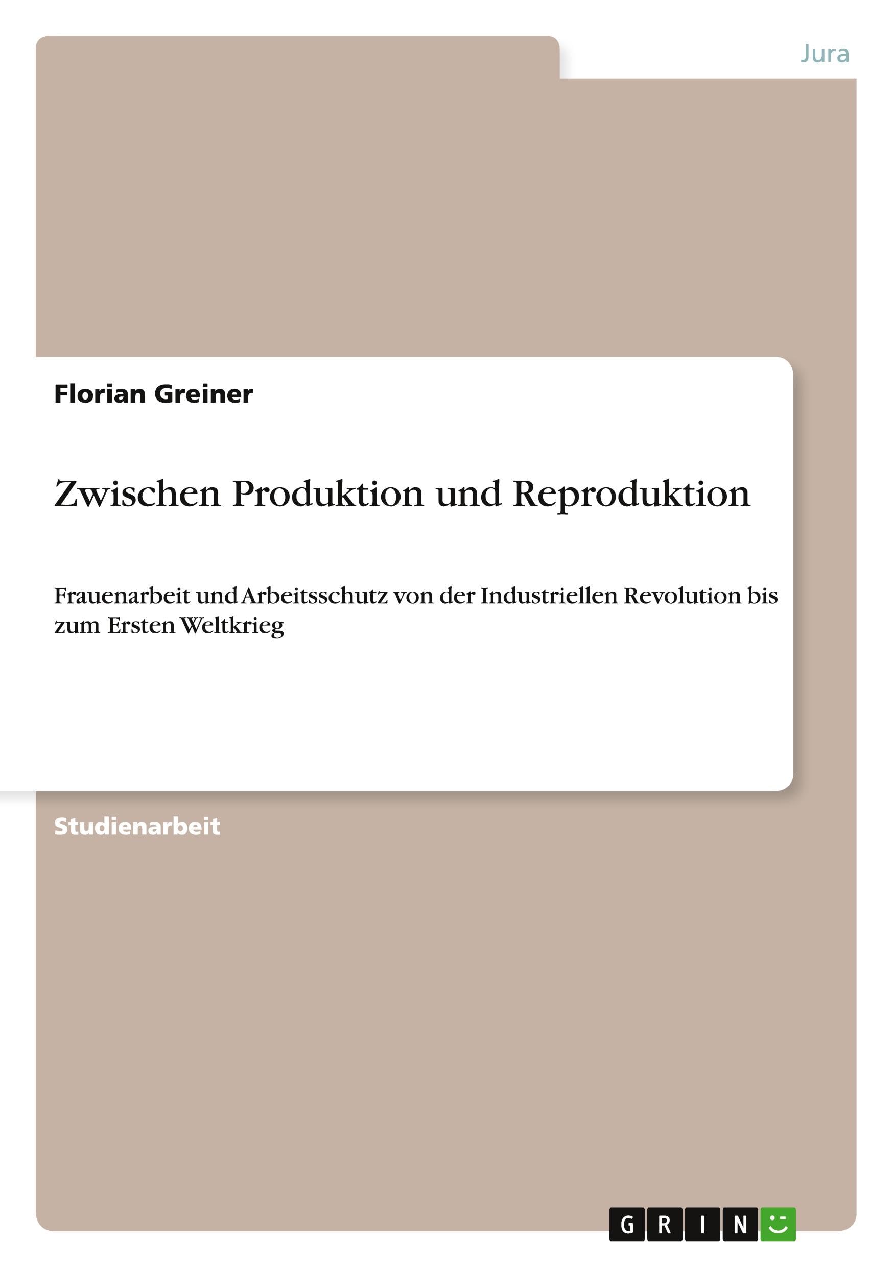 Zwischen Produktion und Reproduktion book