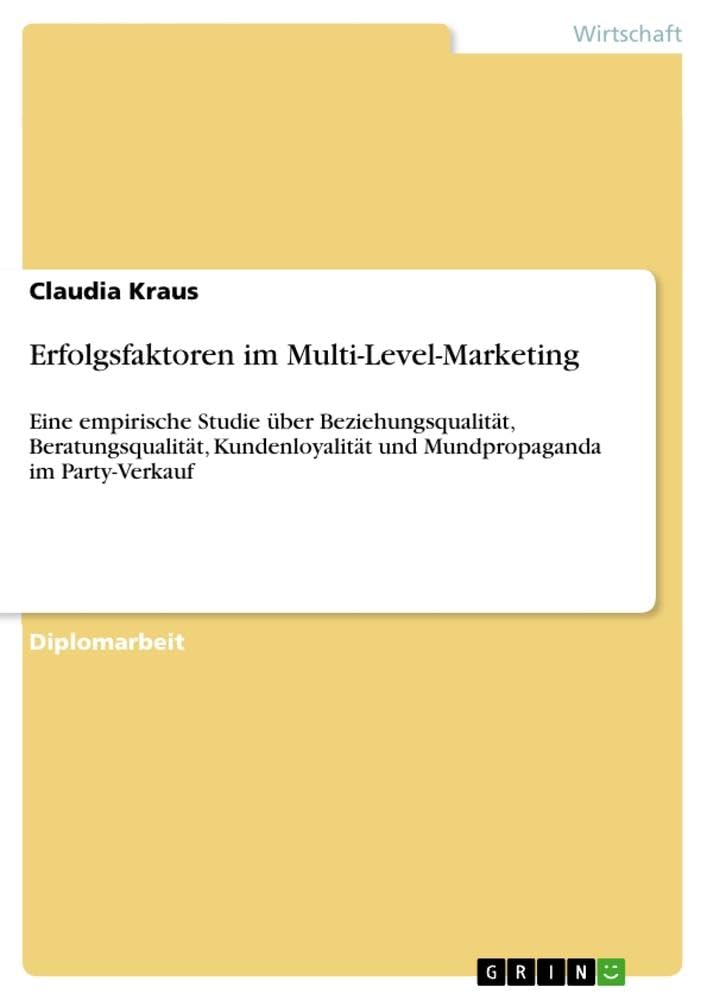 Erfolgsfaktoren im Multi-Level-Marketing Law