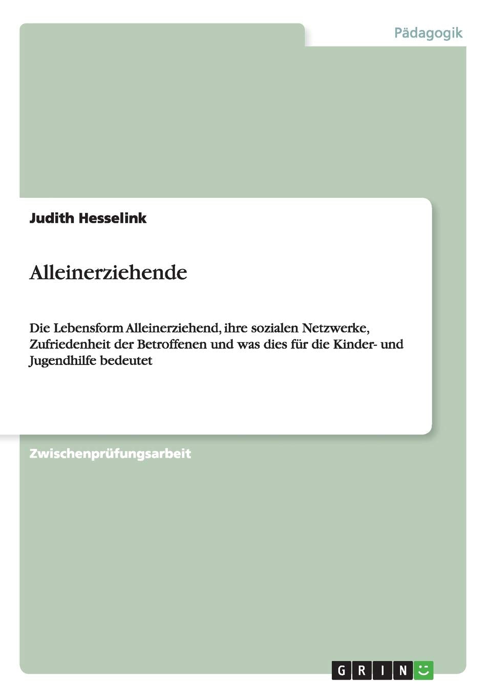 Alleinerziehende: Die Lebensform Alleinerziehend, ihre sozialen Netzwerke, Zufriedenheit der Betroffenen und was dies für die Kinder- und Jugendhilfe bedeutet Education & Training