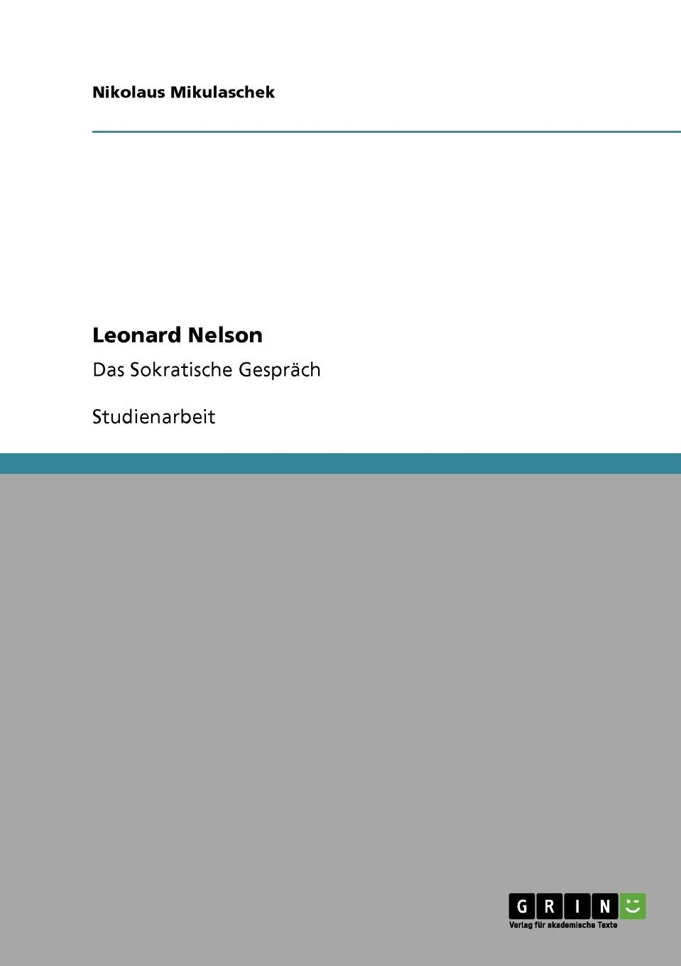 Leonard Nelson Philosophy Books