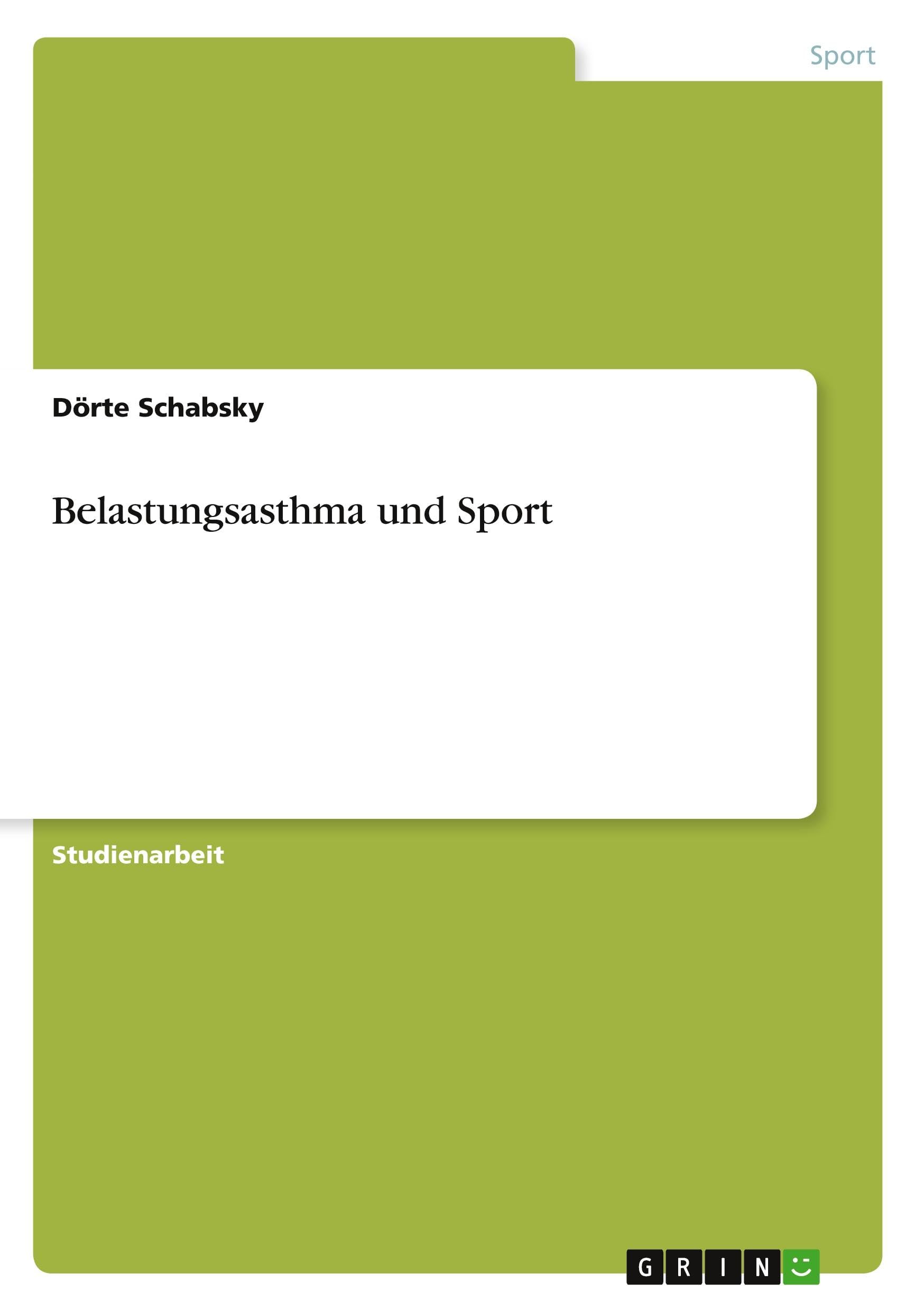 Belastungsasthma und Sport Medicine