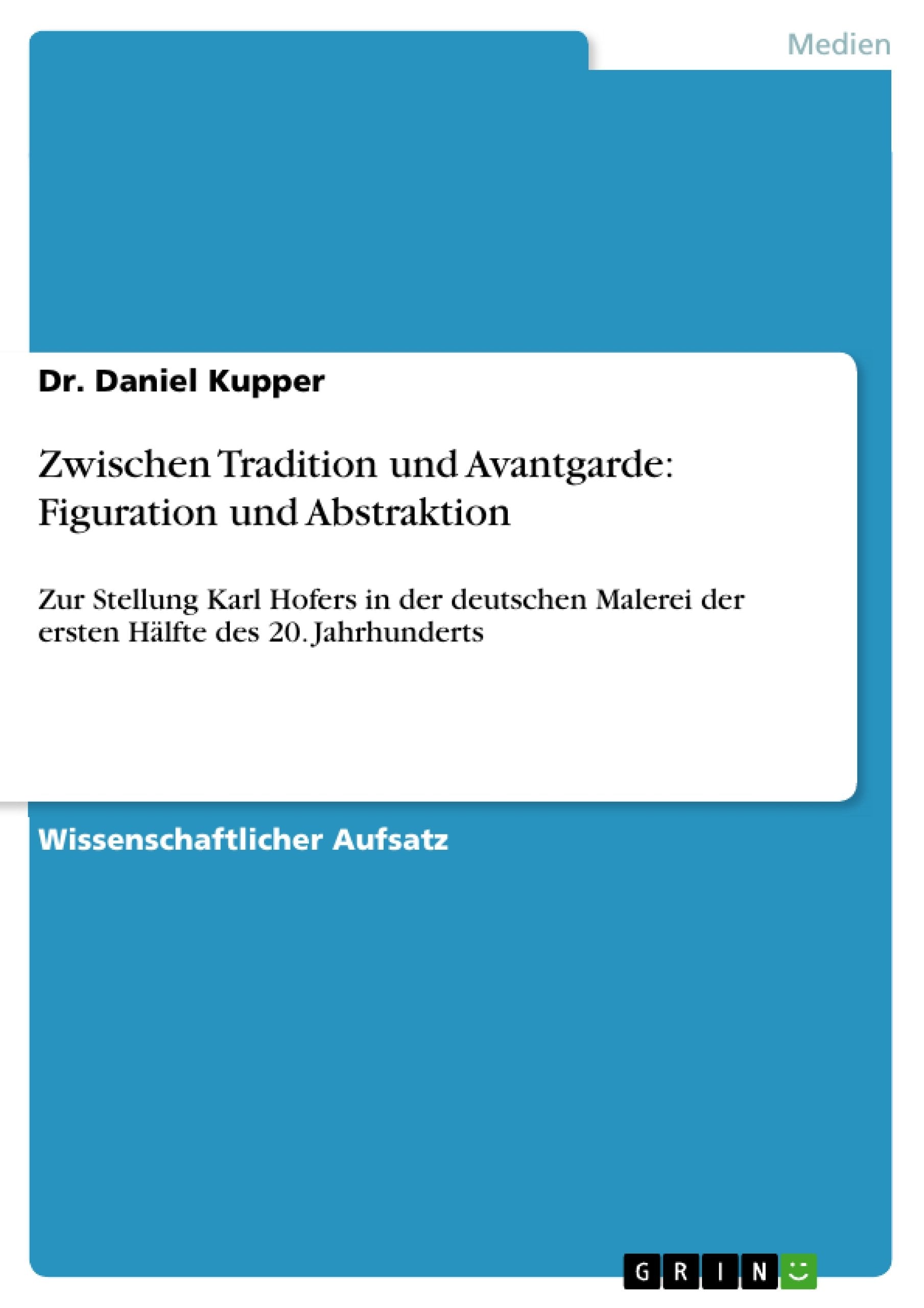 Zwischen Tradition und Avantgarde: Figuration und Abstraktion Film, Art & Culture