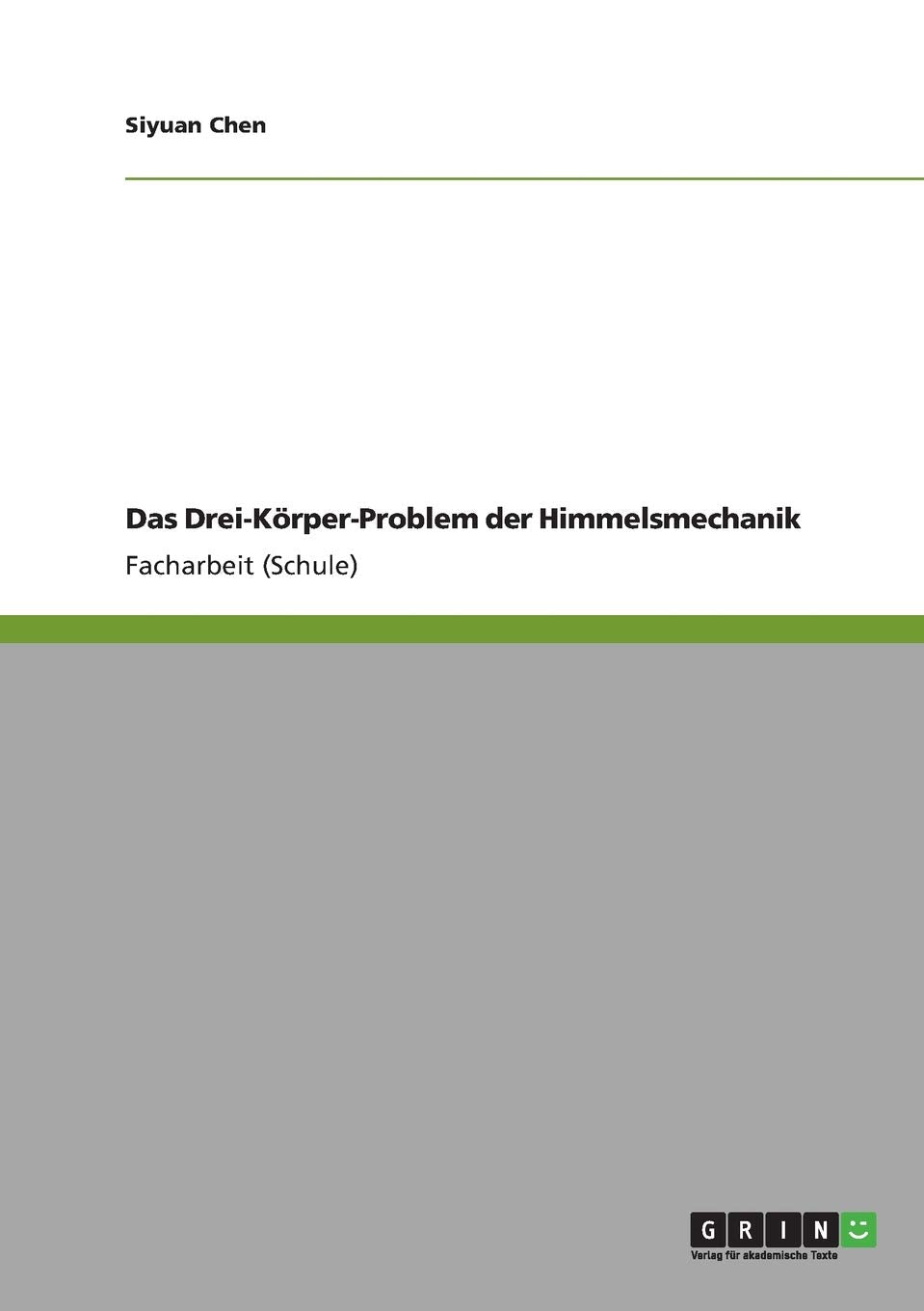 Product Image: Das Drei-Körper-Problem der Himmelsmechanik