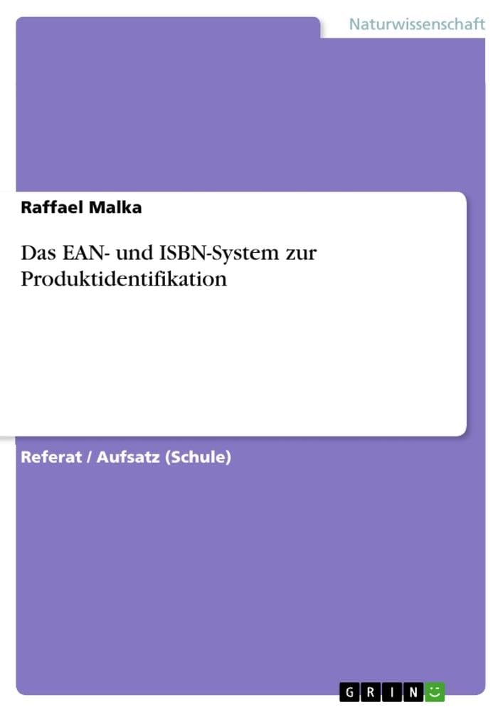 Das EAN- und ISBN-System zur Produktidentifikation Reference Books