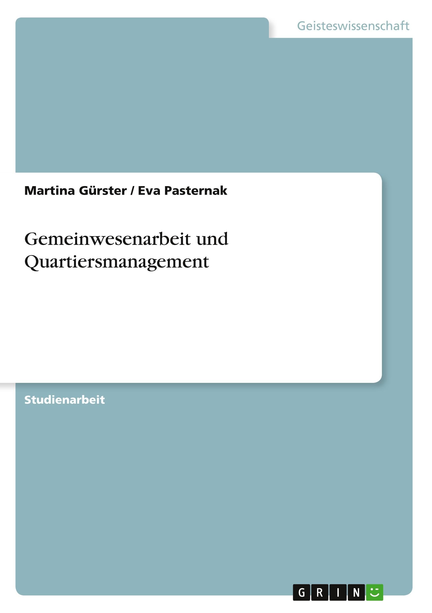 Gemeinwesenarbeit und Quartiersmanagement Education & Training