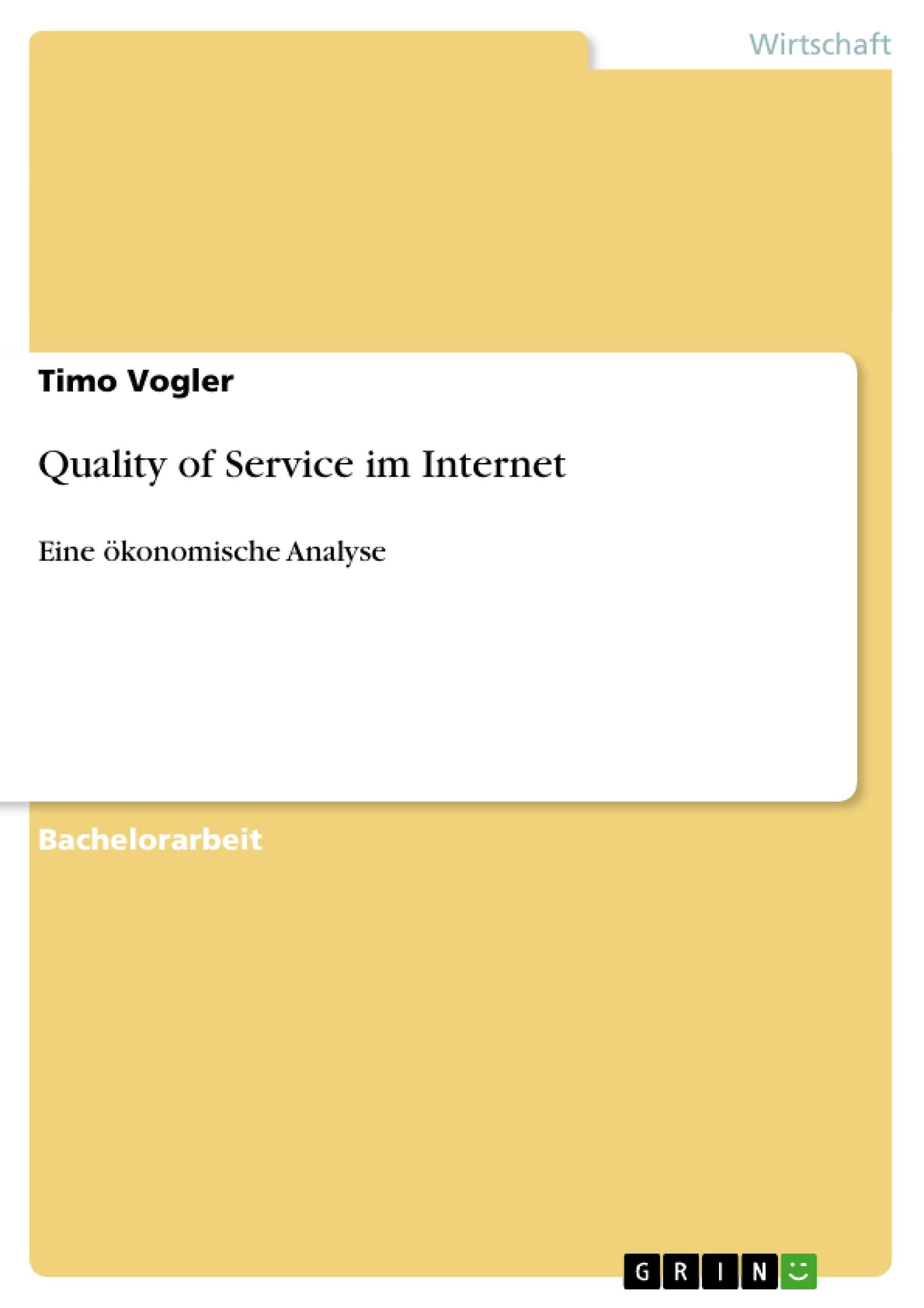 Quality of Service im Internet Law