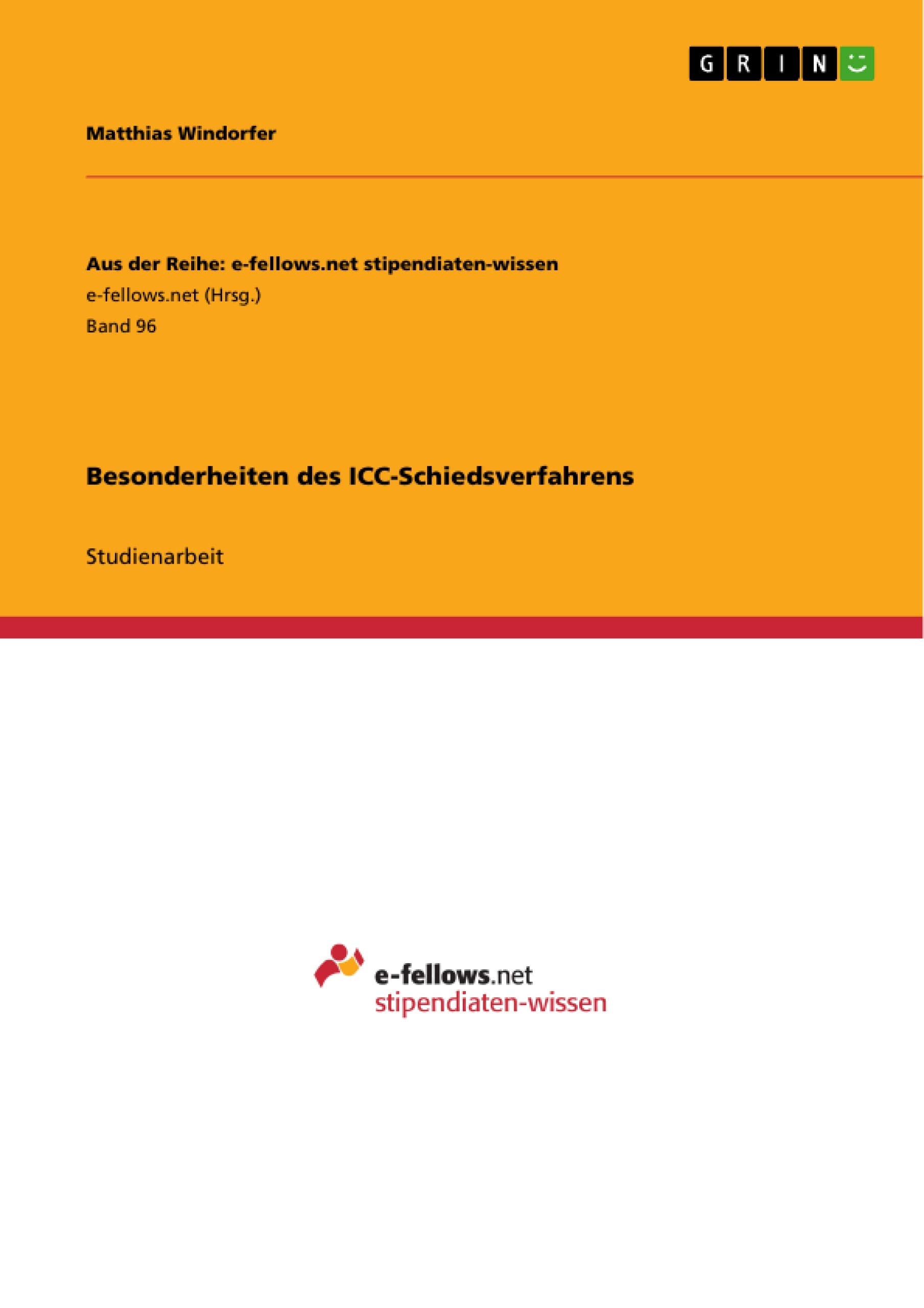 Besonderheiten des ICC-Schiedsverfahrens Law