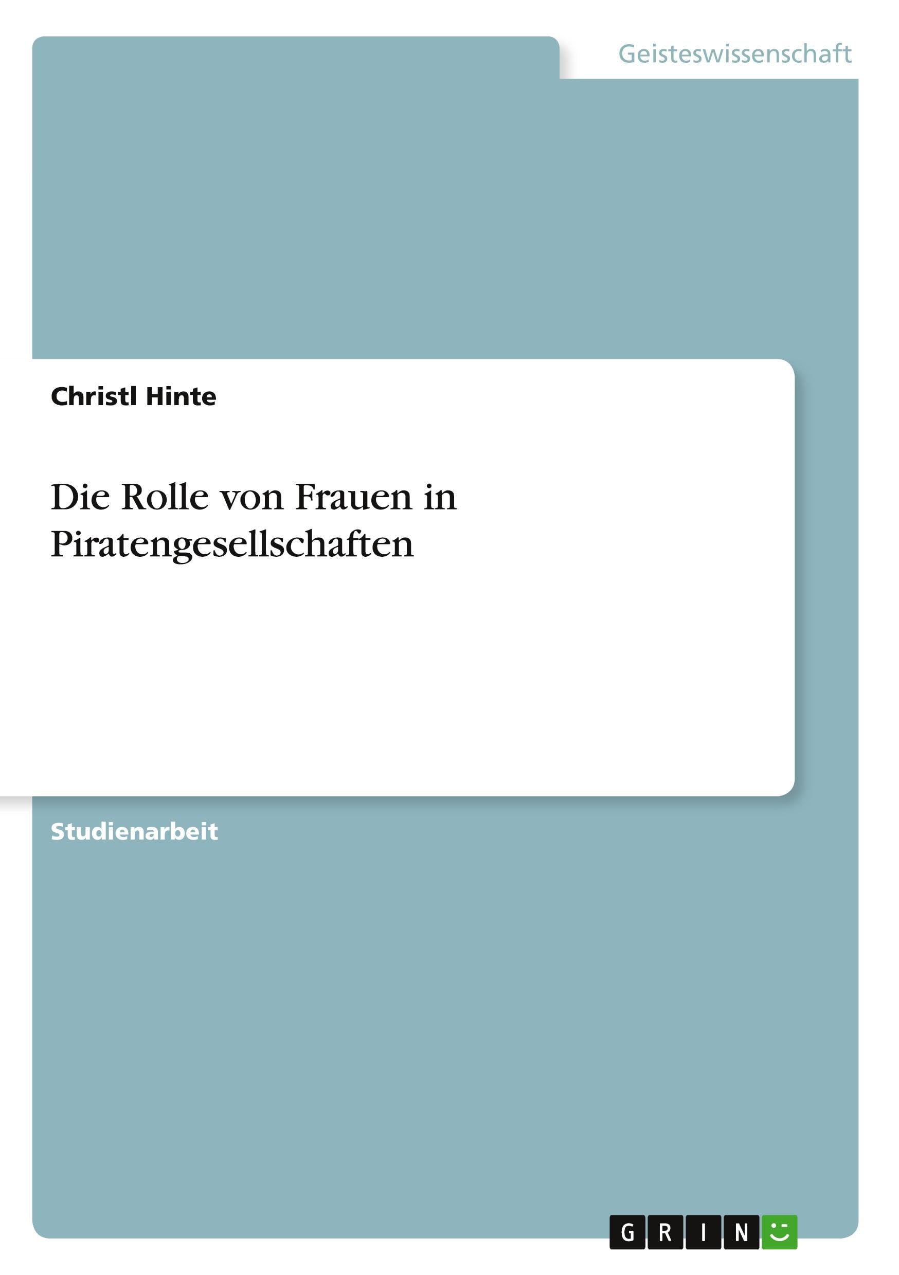 Die Rolle von Frauen in Piratengesellschaften Law