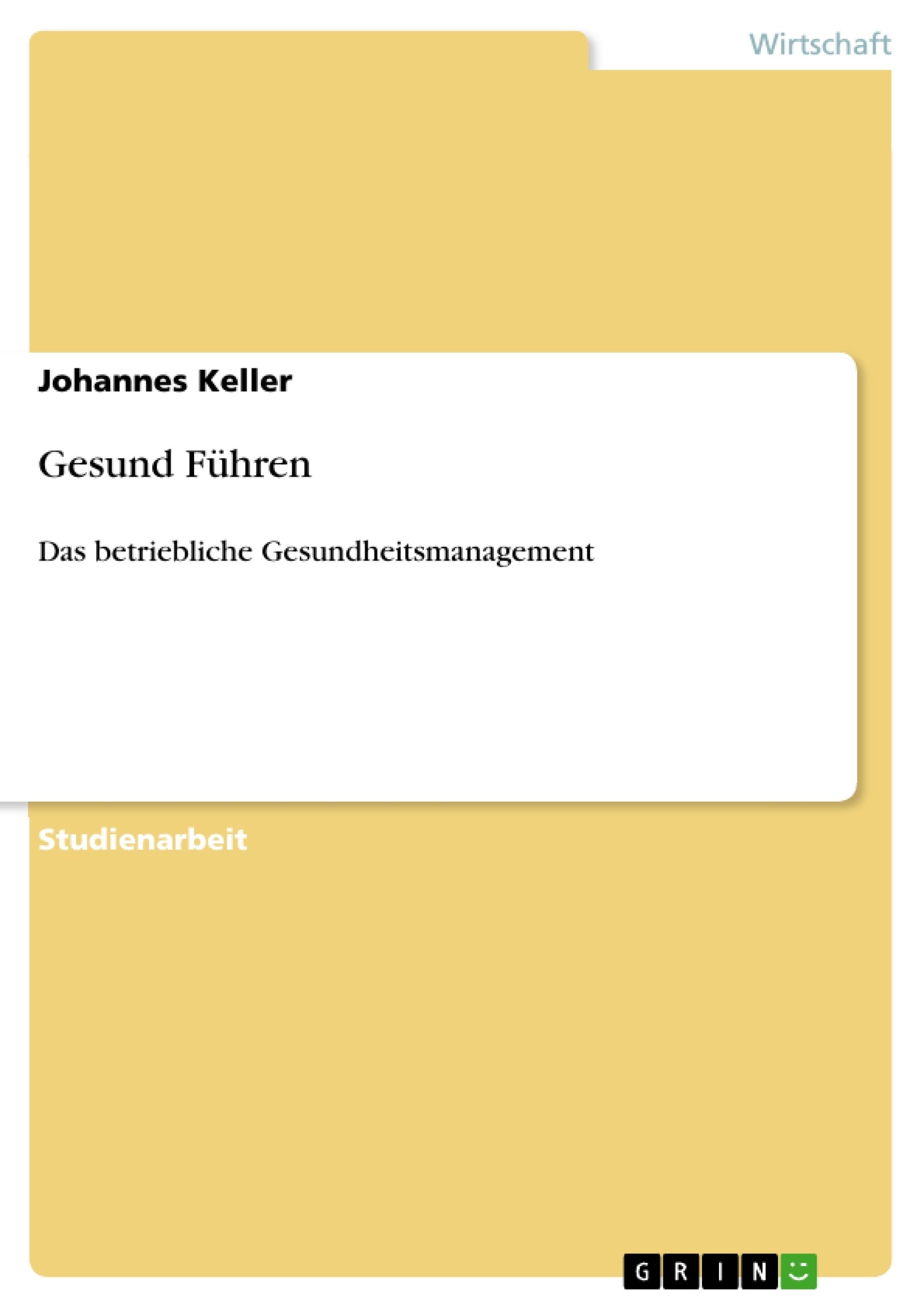 Gesund Führen Law