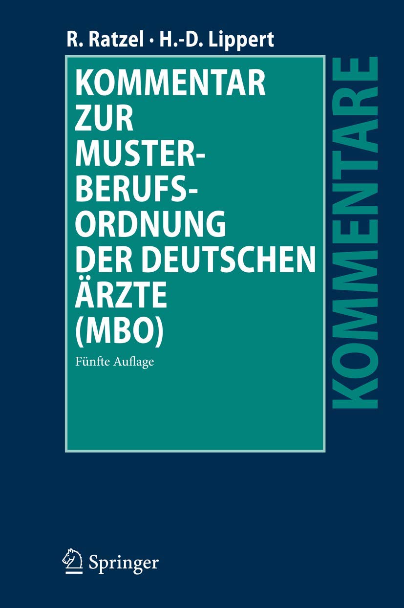 Kommentar zur Musterberufsordnung der deutschen Ärzte (MBO) Law