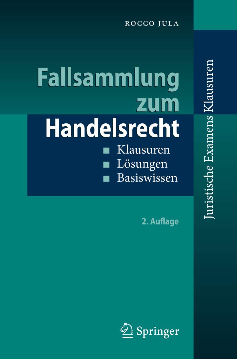 Fallsammlung zum Handelsrecht book