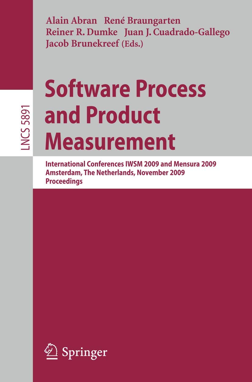 Software Process and Product Measurement Computer Science Books