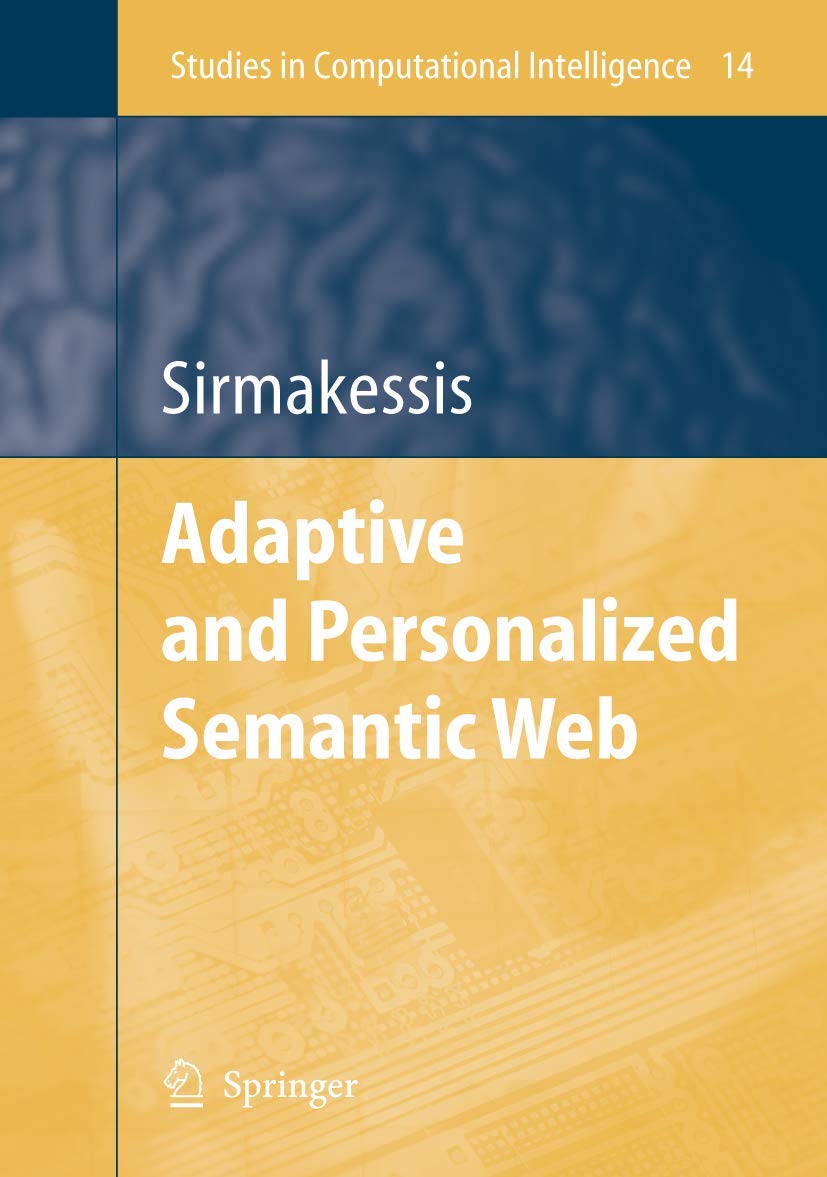 Product Image: Adaptive and Personalized Semantic Web (Studies in Computational Intelligence, Band 14)