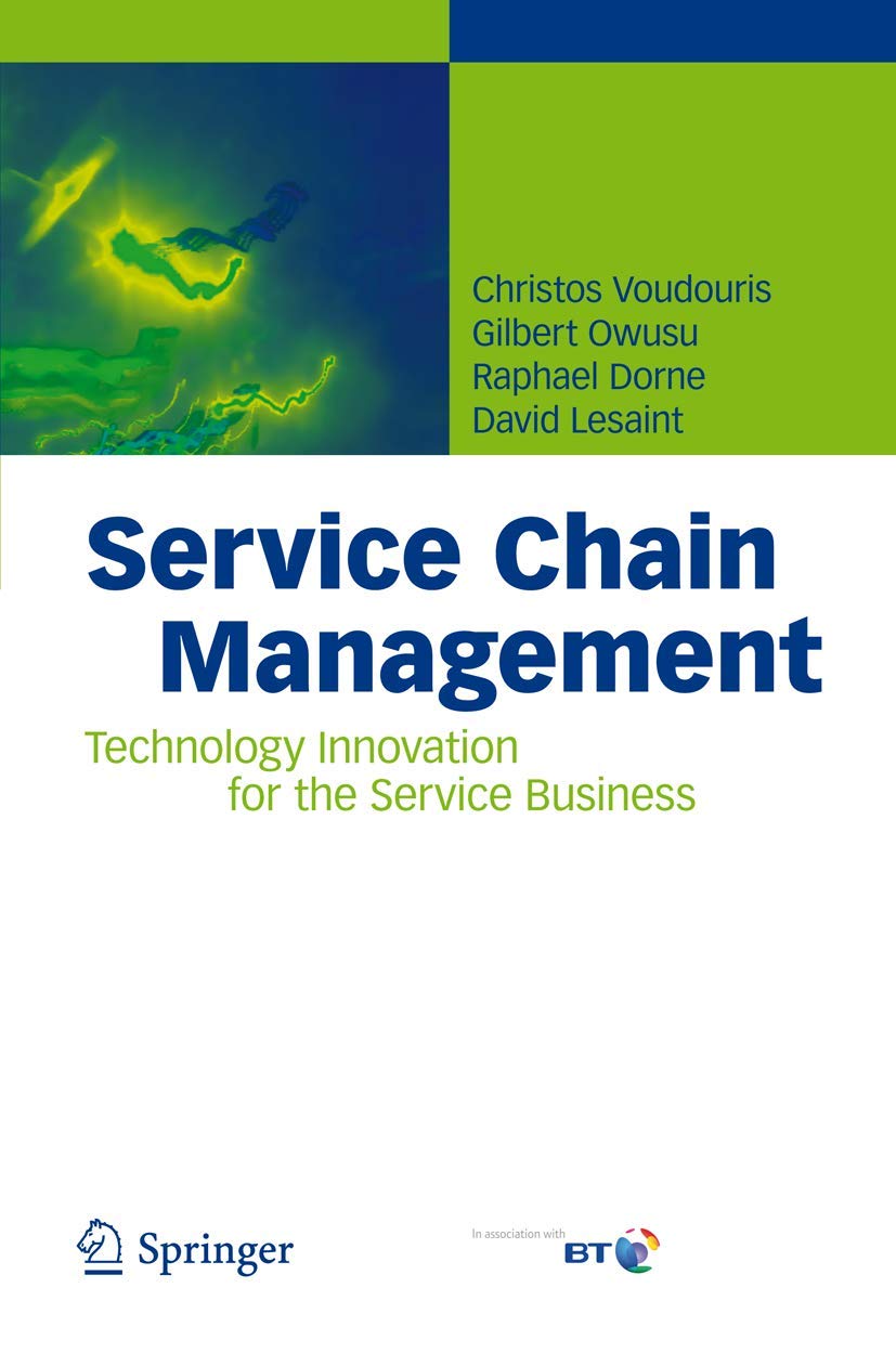 Service Chain Management: Technology Innovation for the Service Business Law