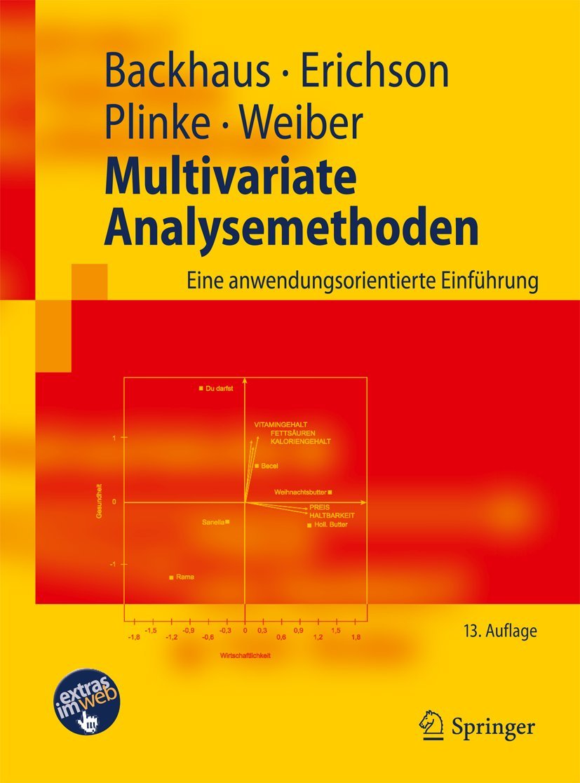 Multivariate Analysemethoden: Eine anwendungsorientierte Einführung (Springer-Lehrbuch) Law Books