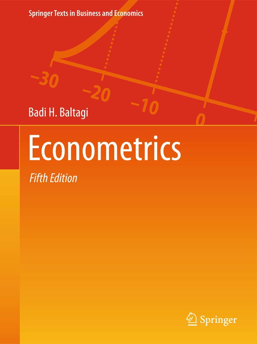 Econometrics, Fifth Edition (Springer Texts in Business and Economics) Law