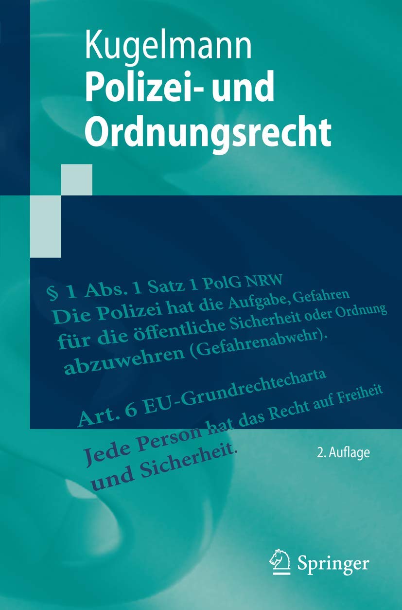 Polizei- und Ordnungsrecht Law