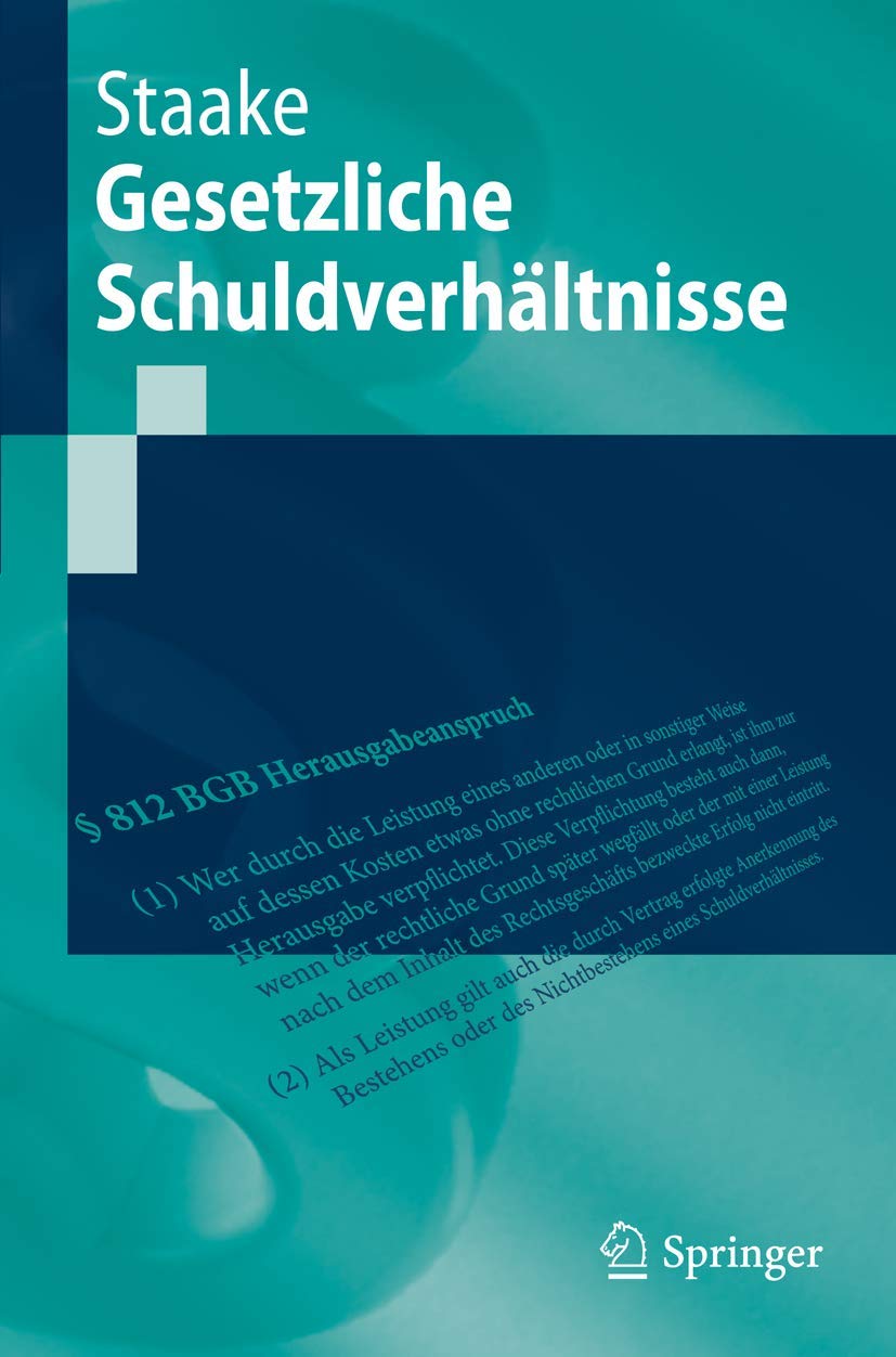 Gesetzliche Schuldverhältnisse Law