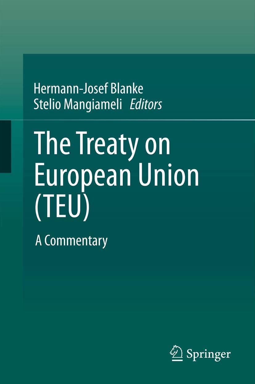 The Treaty on European Union (TEU): A Commentary Law