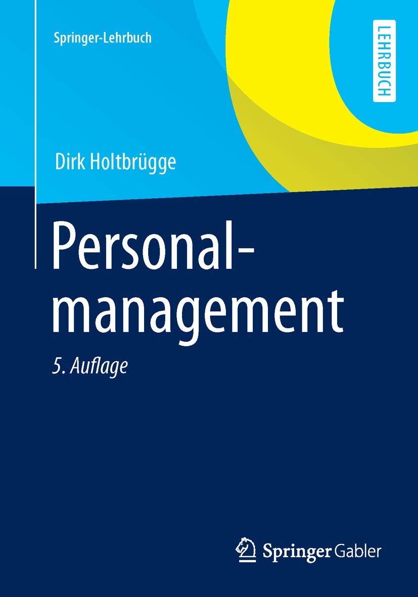 Personalmanagement (Springer-Lehrbuch) (German Edition) Law
