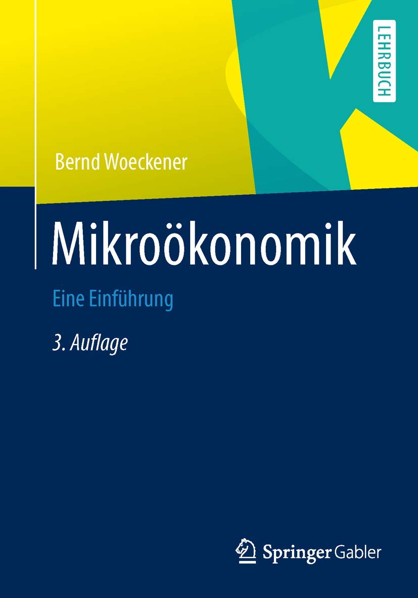 Mikroökonomik Law Books