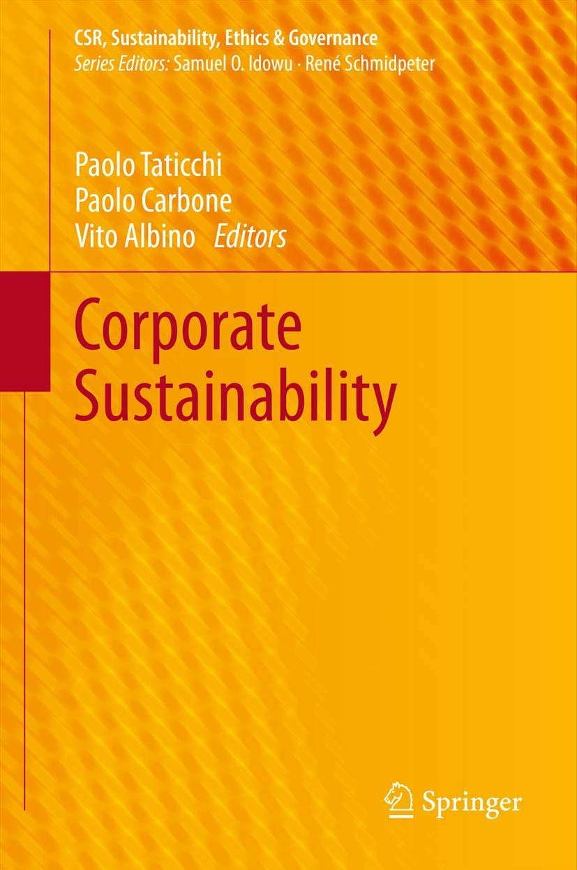 Corporate Sustainability: Economy, Products and Processes (CSR, Sustainability, Ethics & Governance) Law