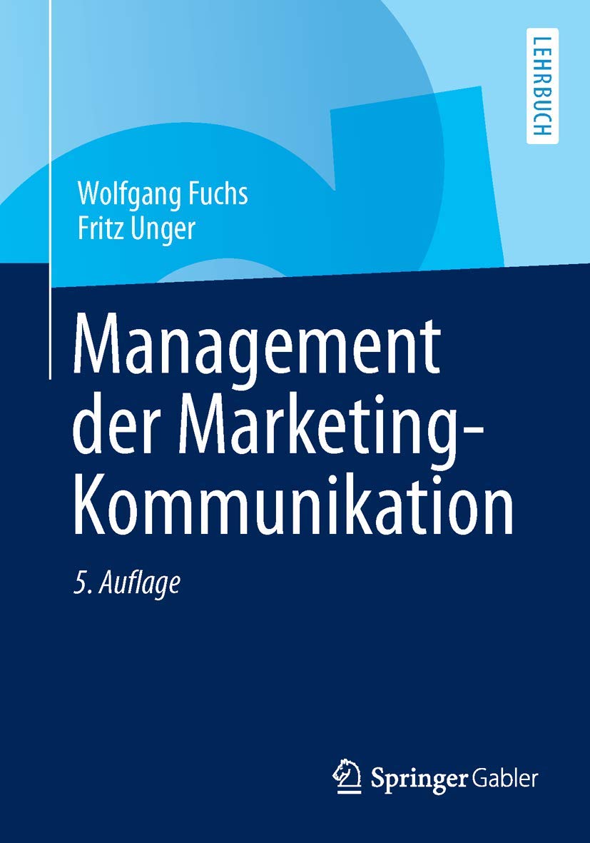Product Image: Management der Marketing-Kommunikation