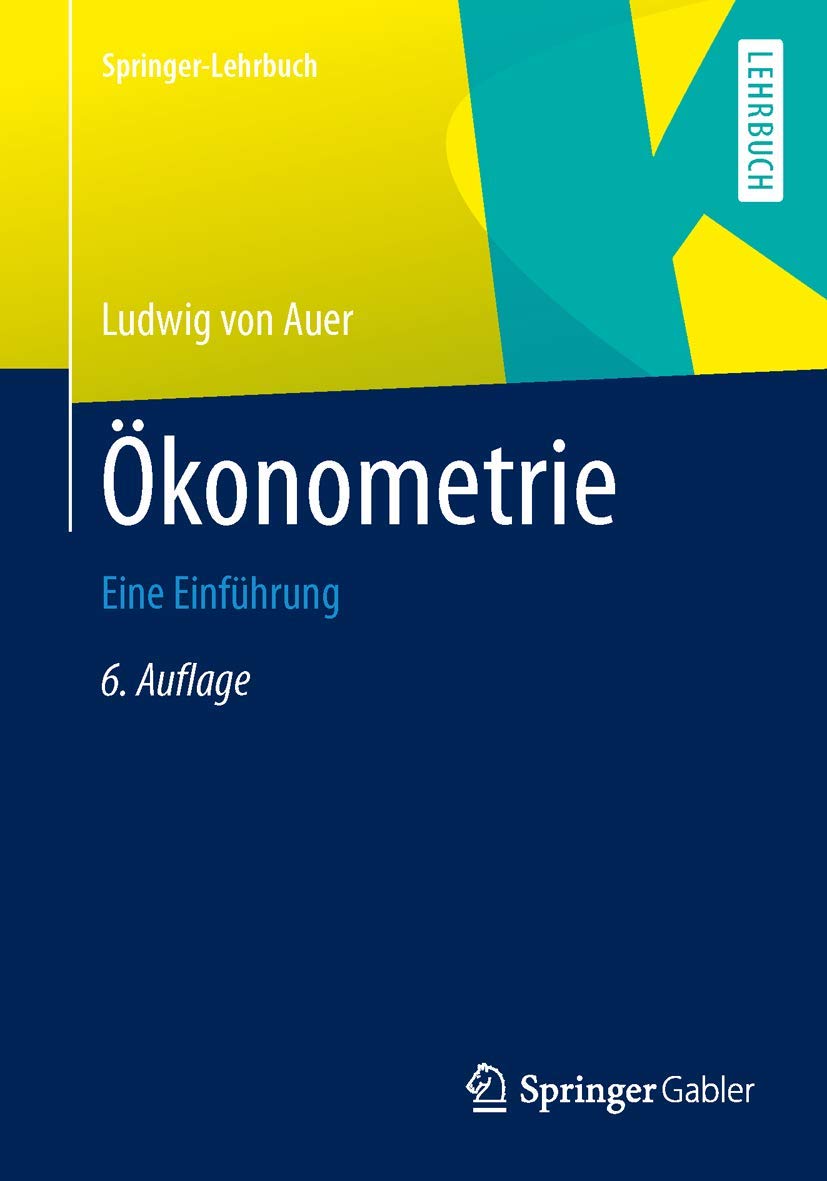 Ökonometrie Law Books
