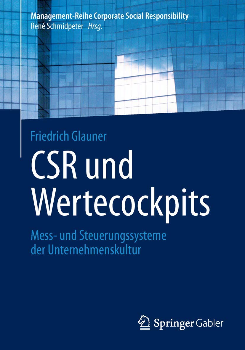 CSR und Wertecockpits: Mess- und Steuerungssysteme der Unternehmenskultur book