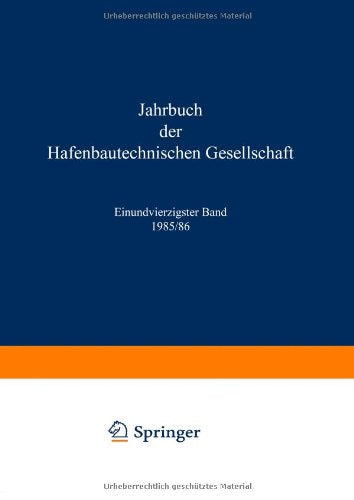 Jahrbuch Der Hafenbautechnischen Gesellschaft (German Edition) book