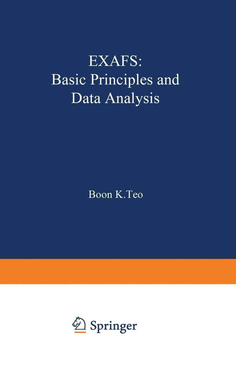 Product Image: EXAFS: Basic Principles and Data Analysis (Inorganic Chemistry Concepts, Band 9)