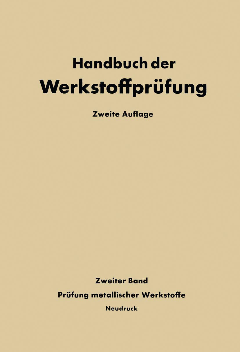 Die Prüfung der metallischen Werkstoffe Business & Technology