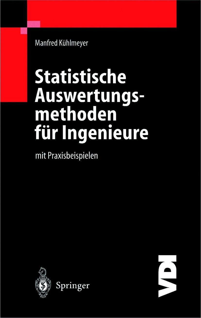 Statistische Auswertungsmethoden für Ingenieure Computer Science