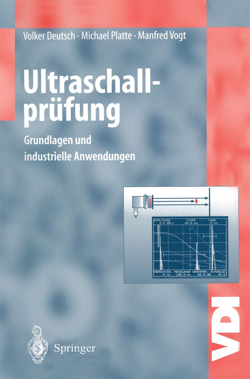 Ultraschallprüfung: Grundlagen und industrielle Anwendungen (VDI-Buch) Business & Technology