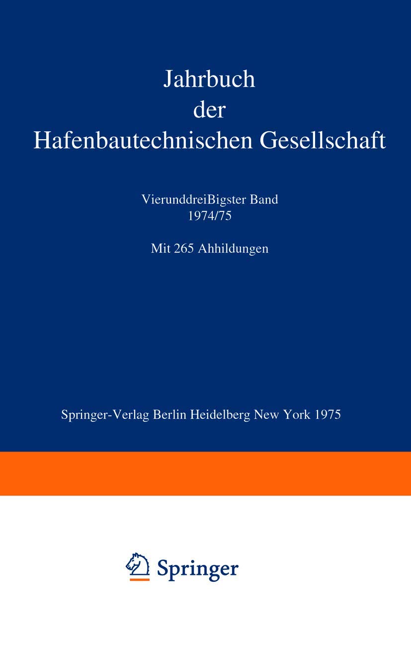 Jahrbuch der Hafenbautechnischen Gesellschaft Media & Communication