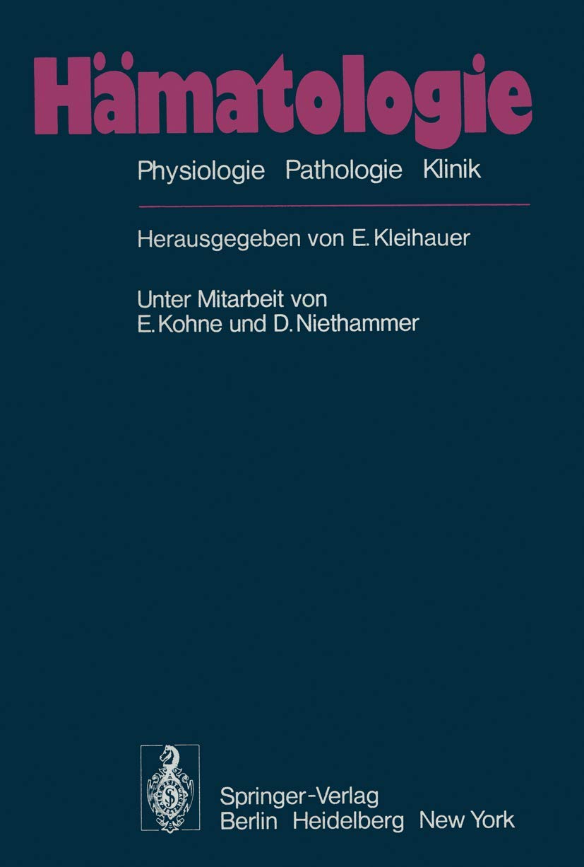 Hämatologie: Physiologie Pathologie Klinik Medicine