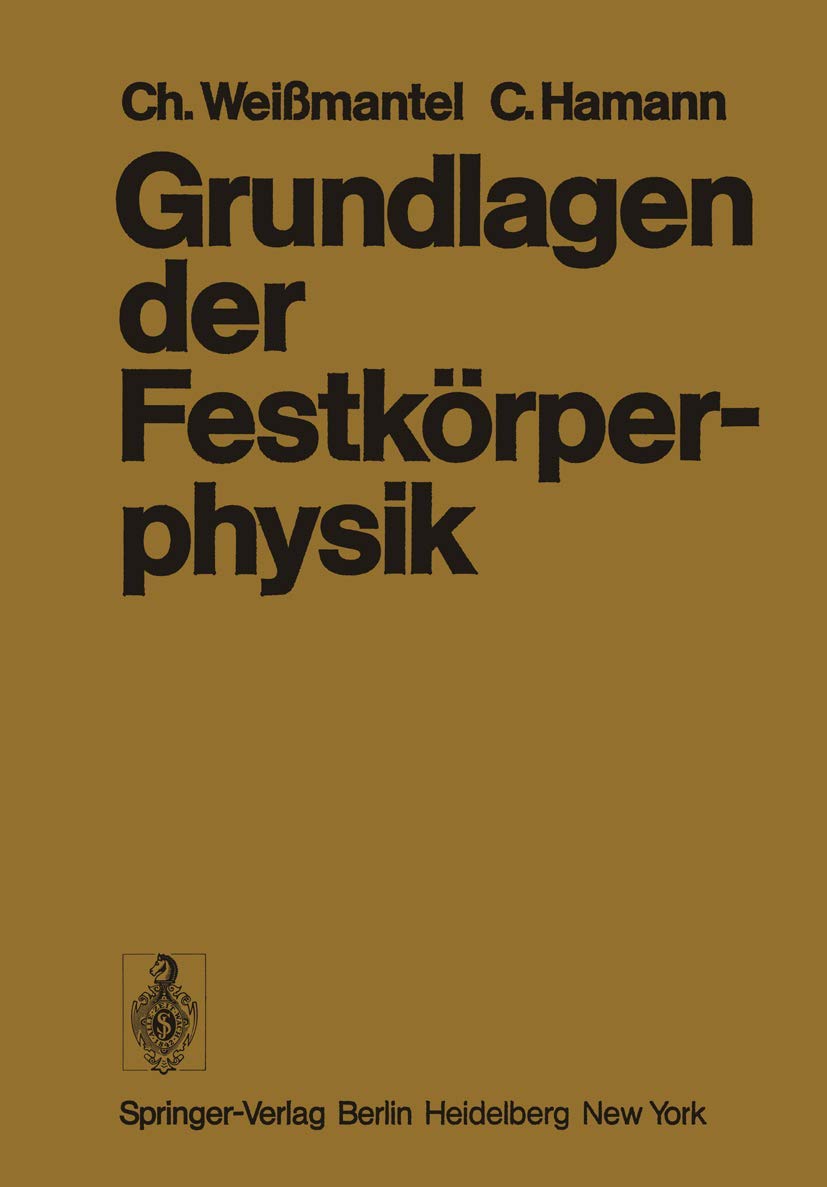 Grundlagen der Festkörperphysik Natural Sciences