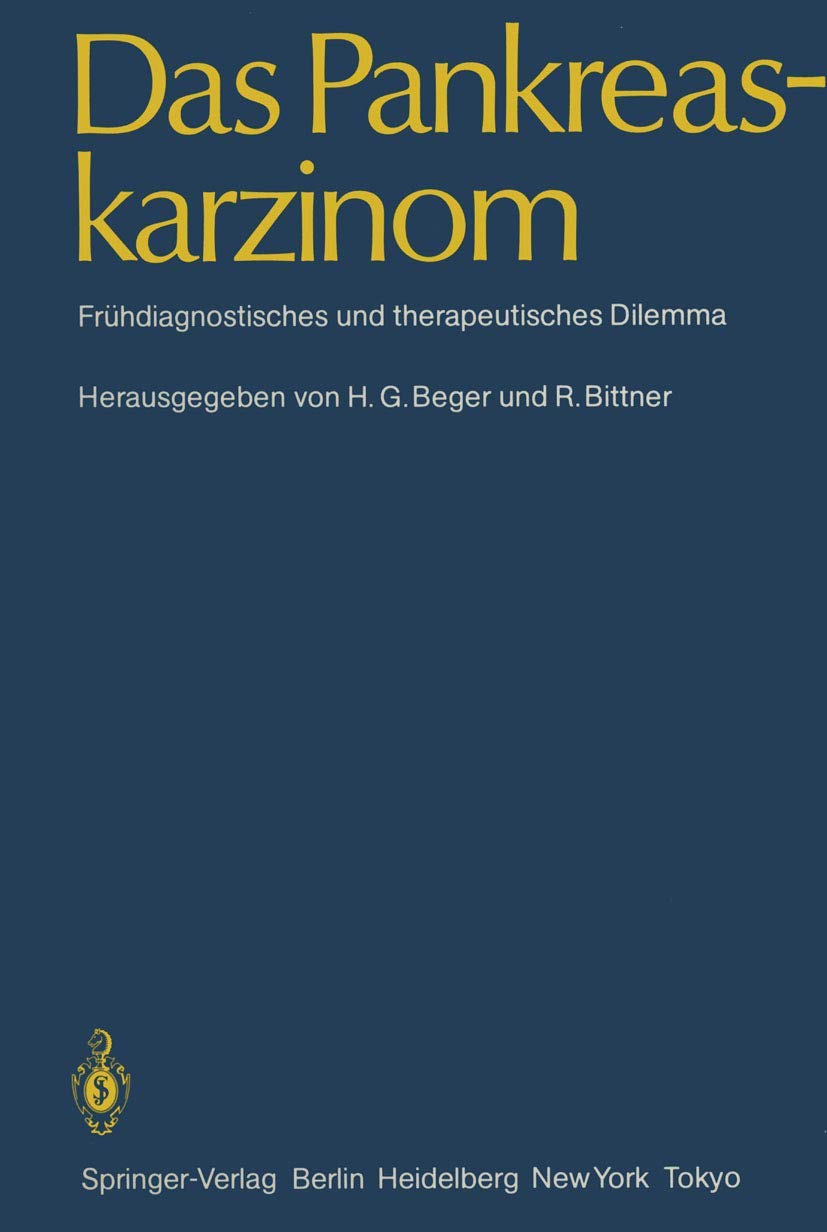 Das Pankreaskarzinom Medicine Books