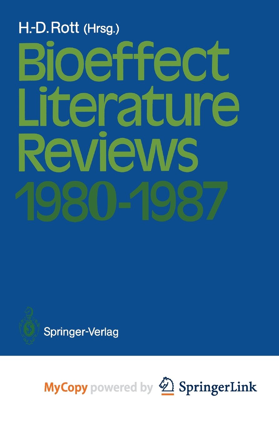 Bioeffect: Literature Reviews 1980-1987 Medicine