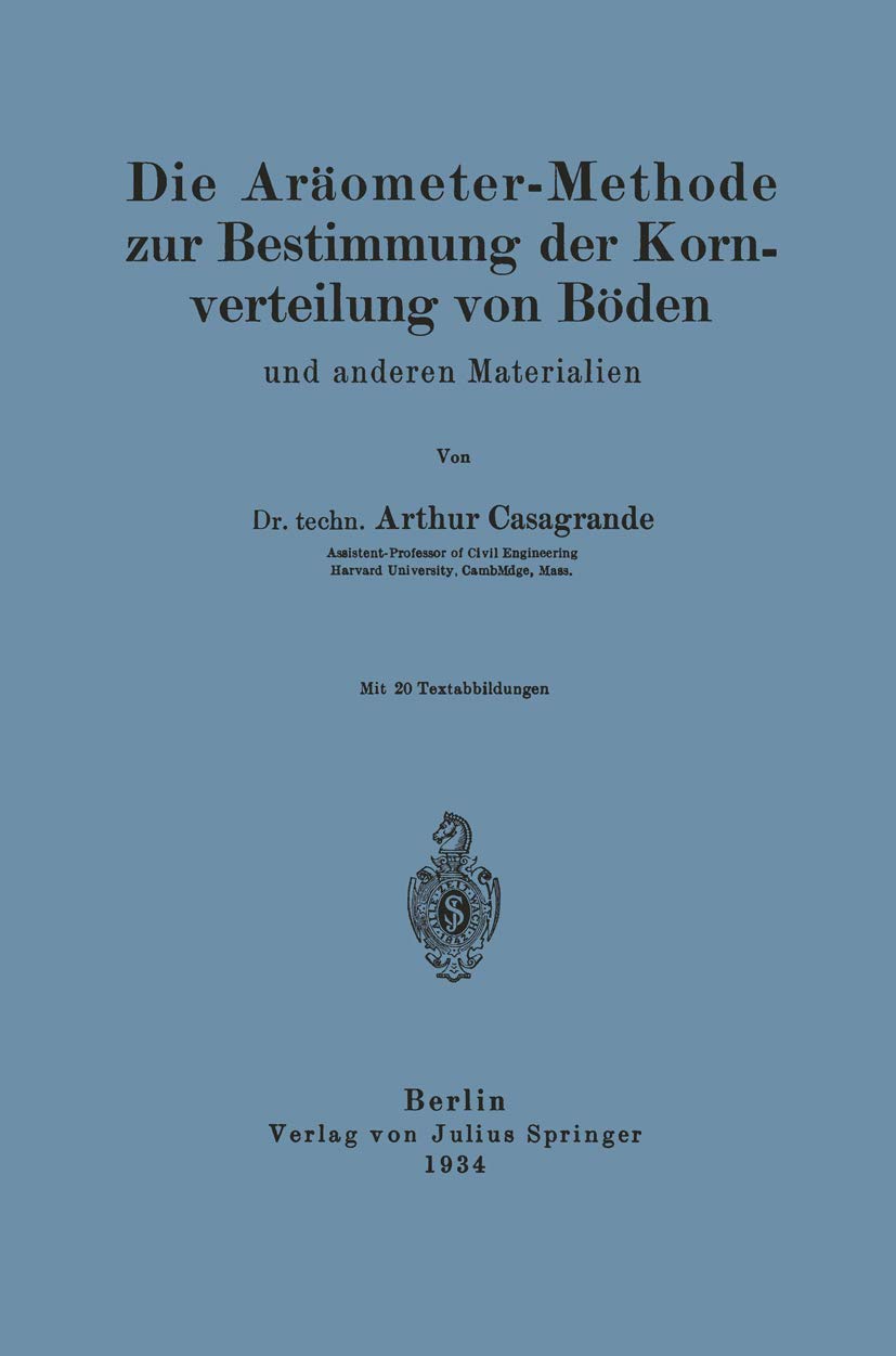 Die Aräometer-Methode zur Bestimmung der Kornverteilung von Böden und Anderen Materialien Business & Technology
