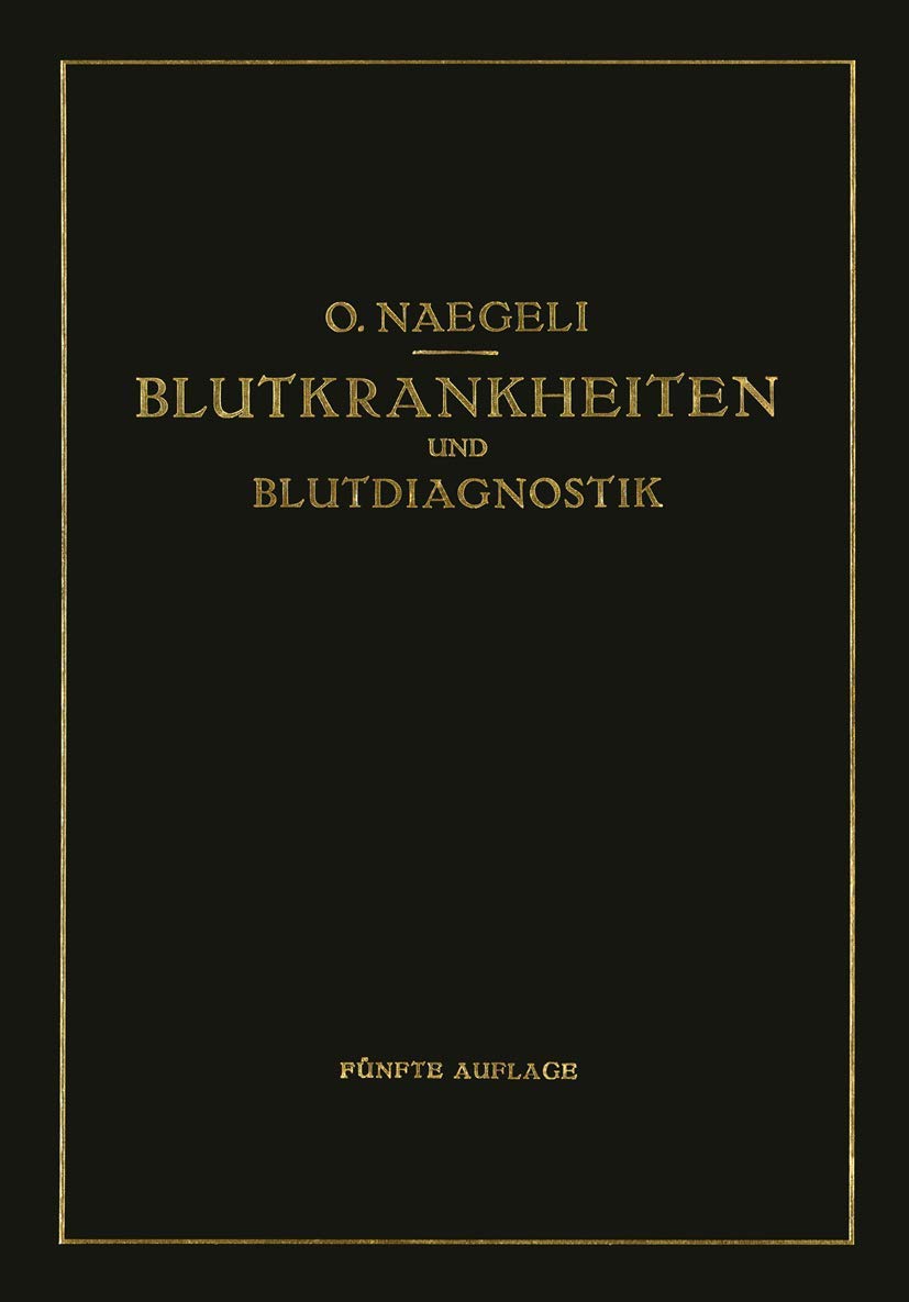 Blutkrankheiten und Blutdiagnostik Medicine